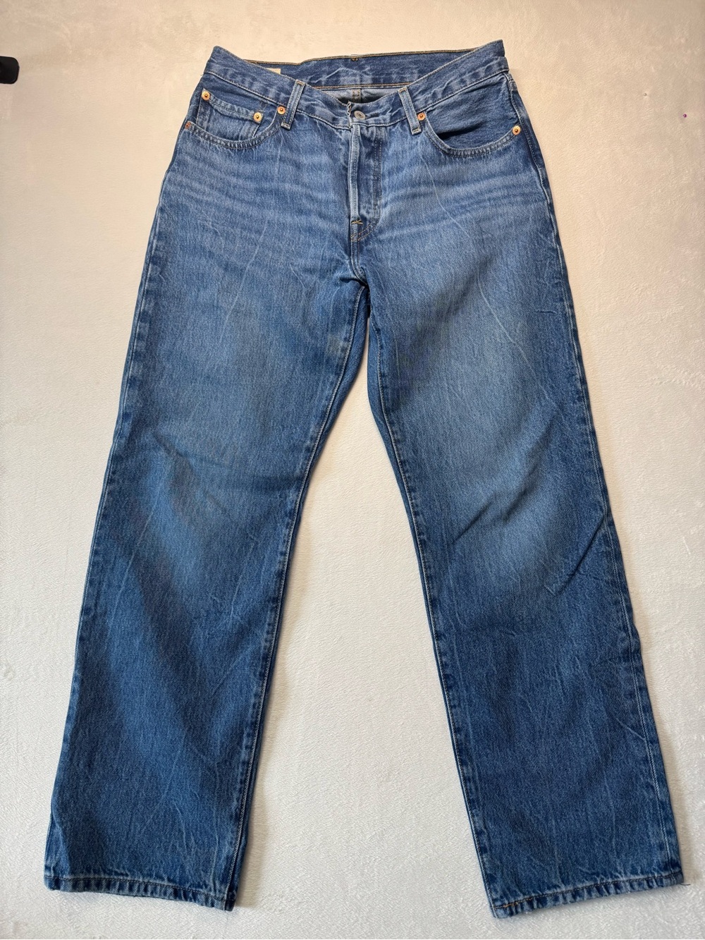 Levi's 501 ‘ 90  Straight-Leg Jeans in Light Blue Denim